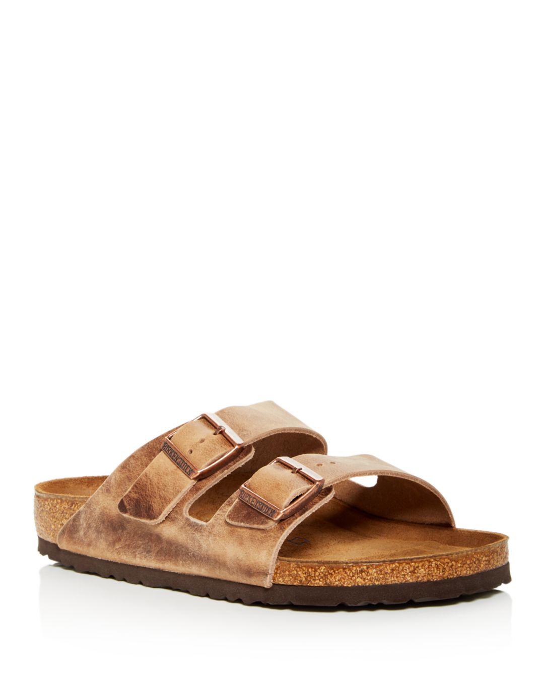 birkenstock arizona men's tobacco brown