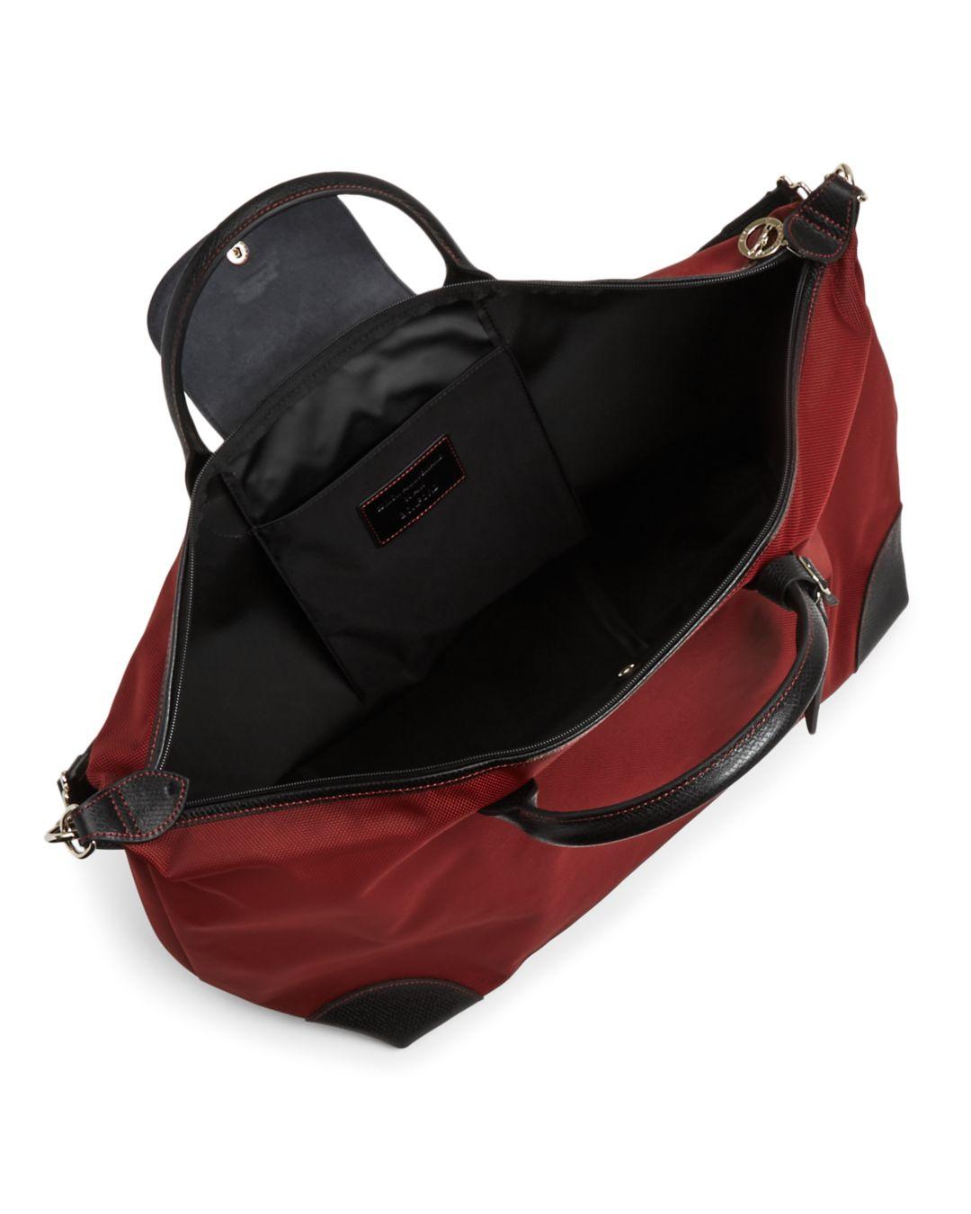 Longchamp Boxford Large Travel Duffel Bag in Red for Men | Lyst