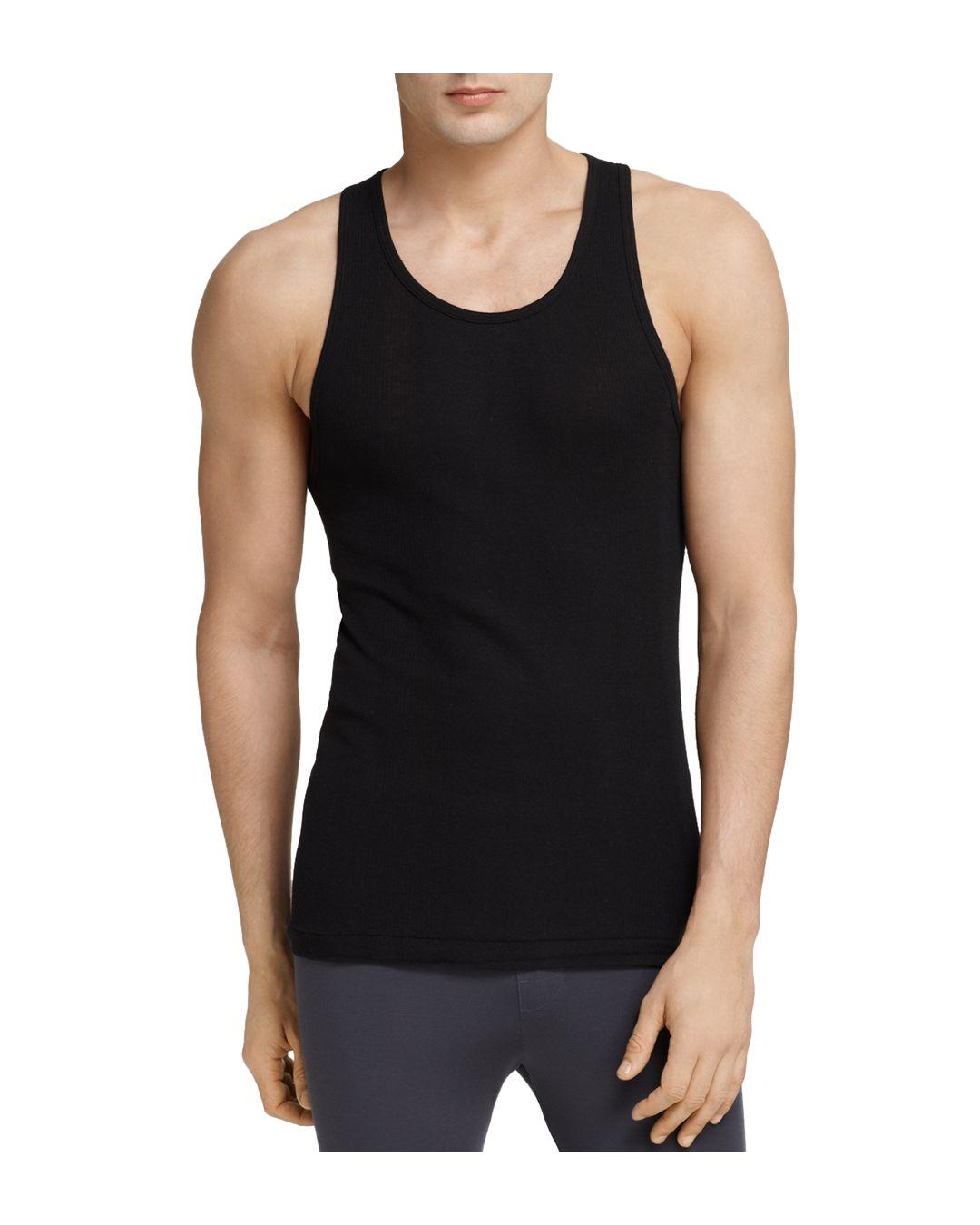 2xist 2(x)ist Ribbed Tank in Black for Men - Lyst
