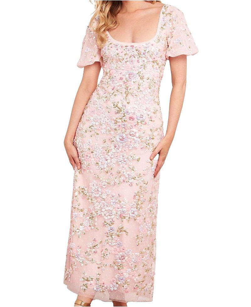 floral linen dress 100% Linen Floral Swing Beach Tank Dress LORRAINE – LINTICO main image 0