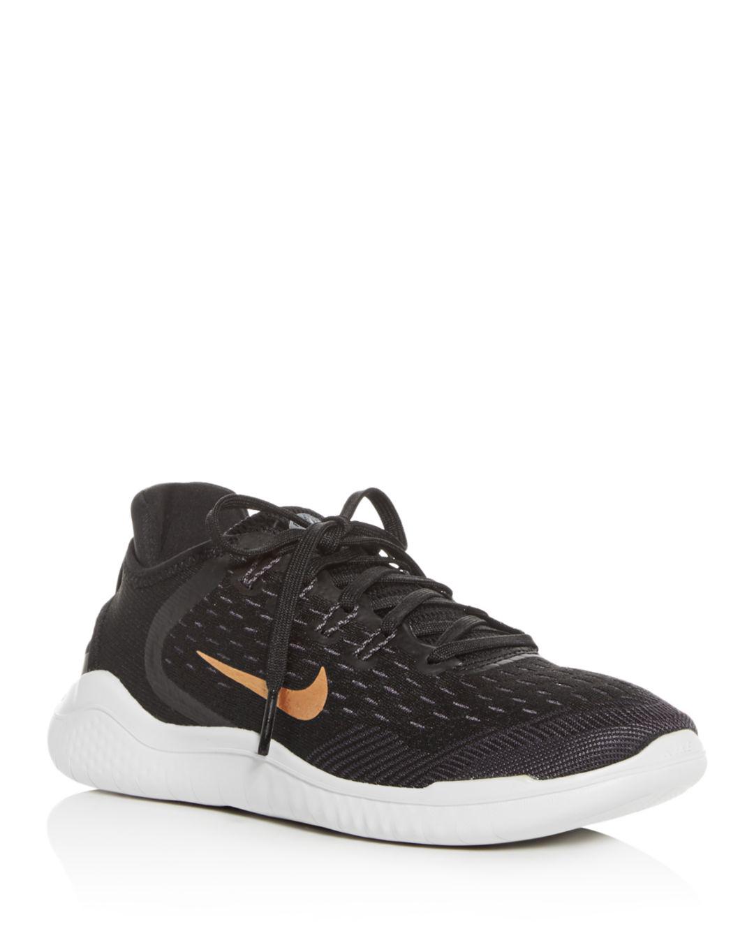 nike women's free rn 2018 black
