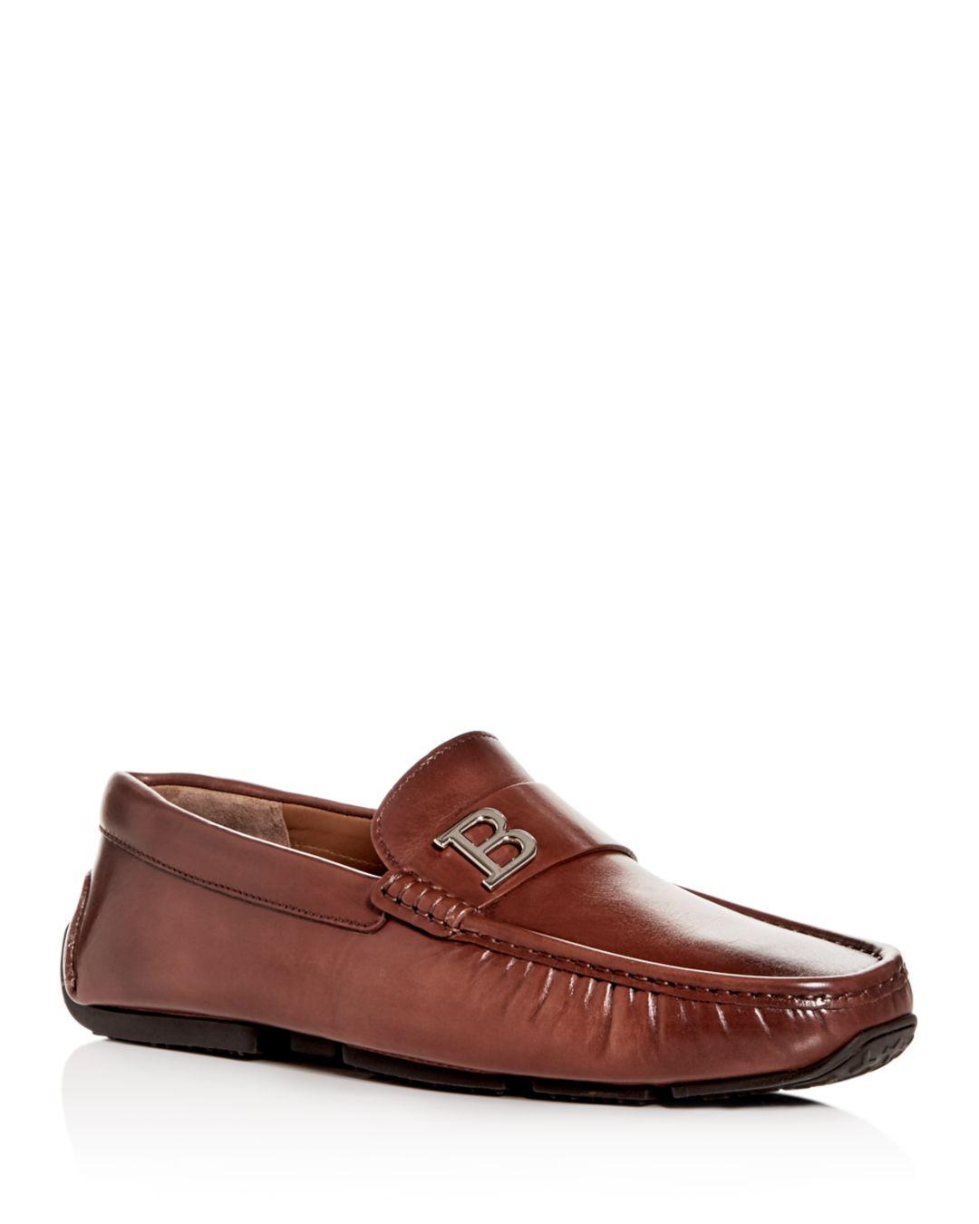 Bally Men's Pievo Leather Moc - Toe Drivers in Brown for Men - Save 29% ...