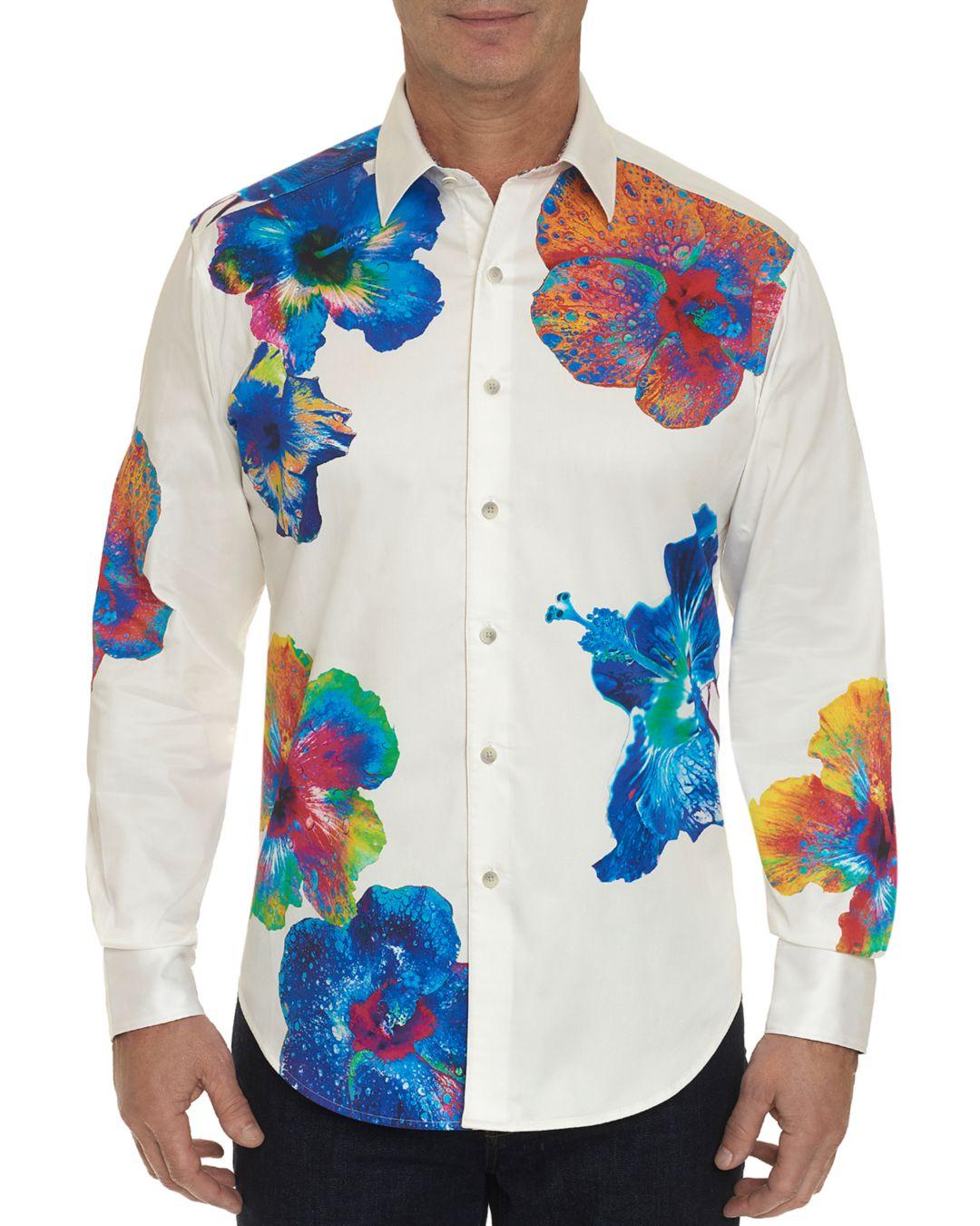 Nyali Graphic Floral-print Sport Shirt 