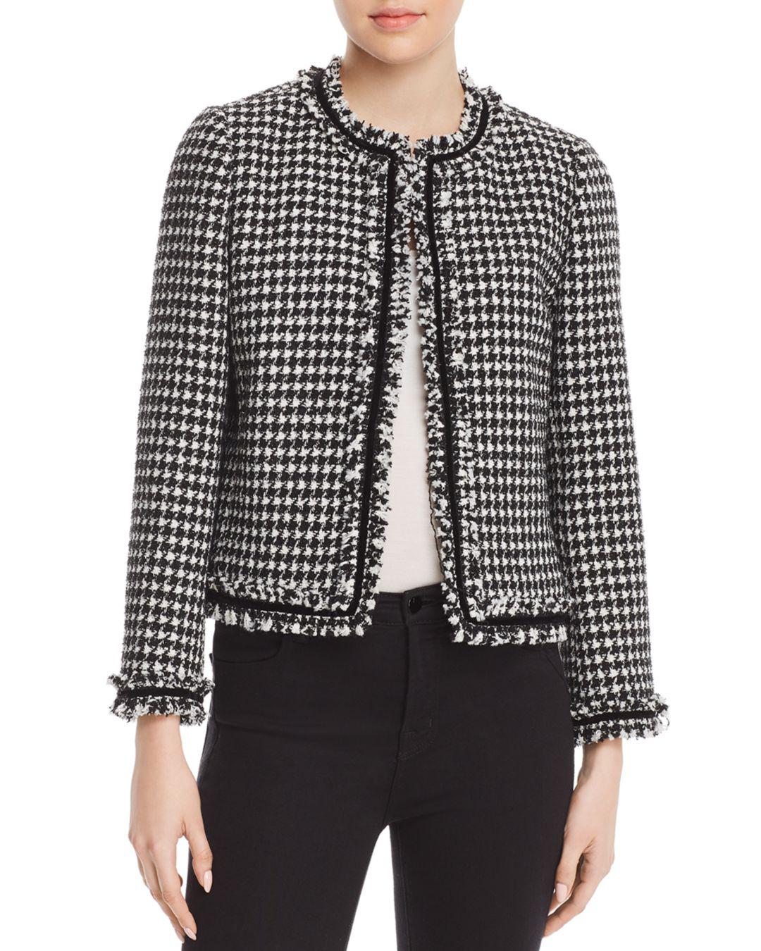 kate spade houndstooth coat