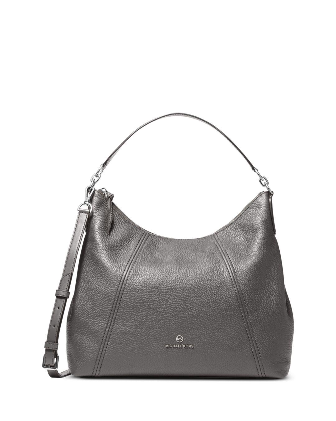 MICHAEL Michael Kors Sienna Large Convertible Shoulder Bag in Gray | Lyst