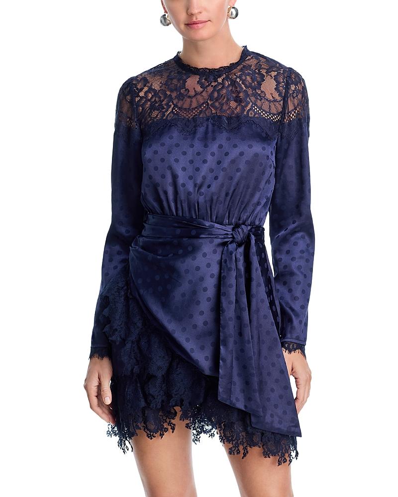 long tight black lace dress JULIANNA LACE DRESS main image 0