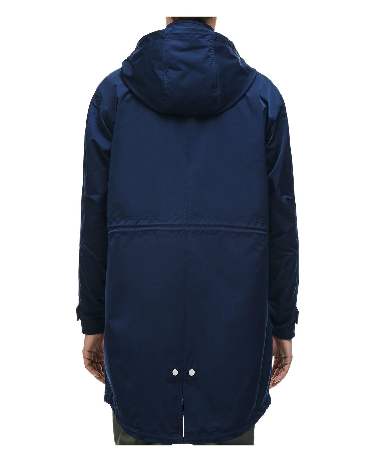 lacoste hooded parka jacket