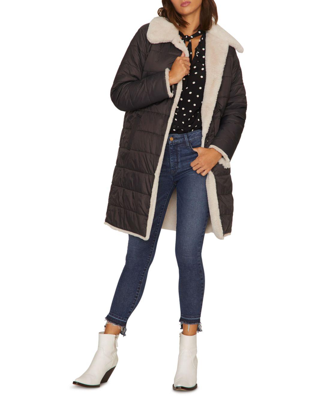 Sanctuary Reversible Puffer Coat in 