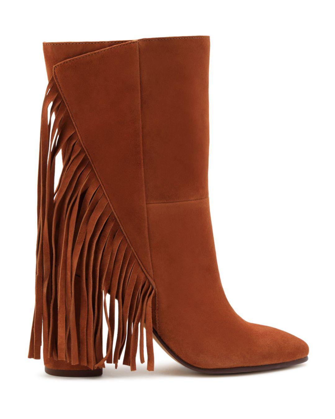 dolce vita fringe booties