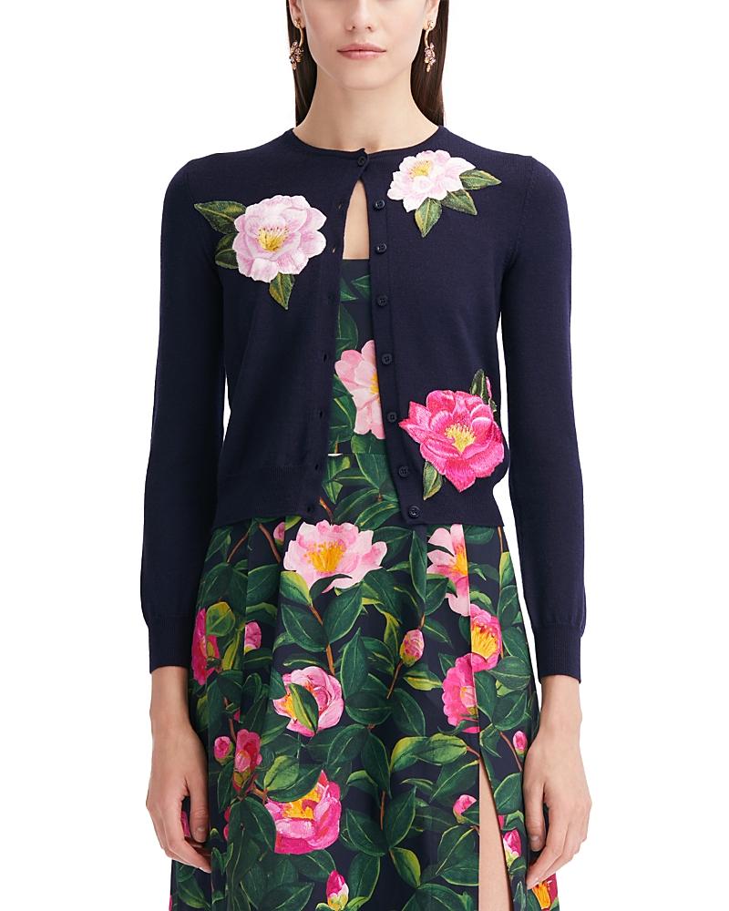 Oscar de la Renta ノースリーブカシミヤニット Oscar De La Renta ノースリーブ ニットトップ | ブラック
