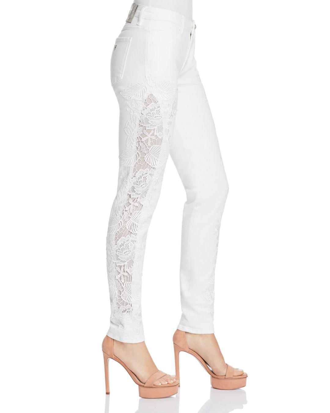 guess white pants