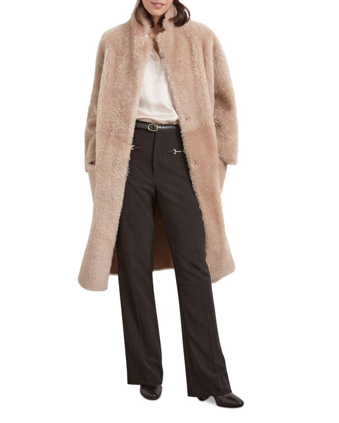 gerard darel shearling coat