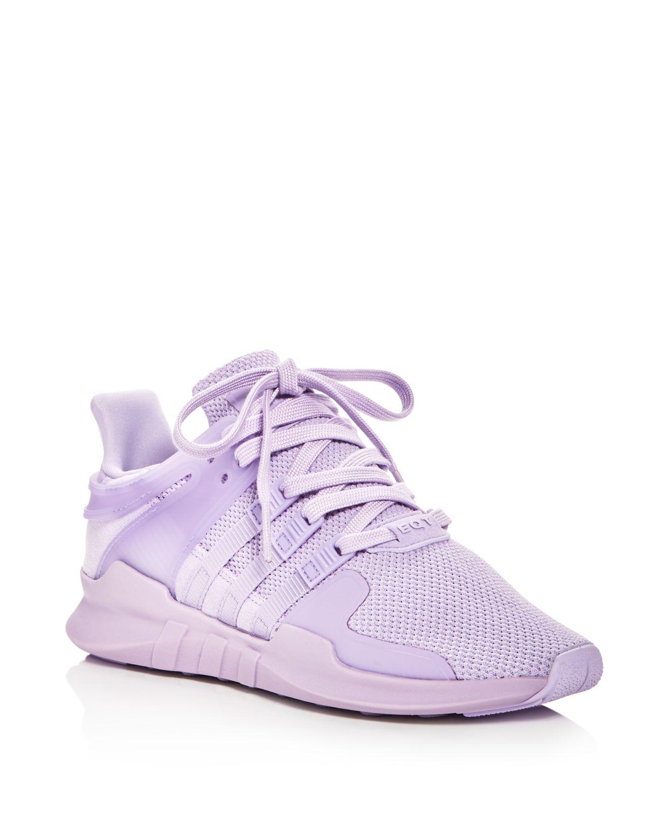 adidas Women's Eqt Support Adv Knit Lace Up Sneakers in Purple - Lyst