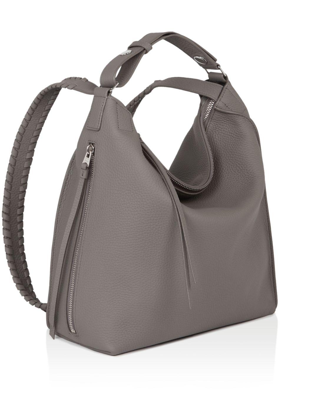 Grey Allsaints Kita Small Leather Backpack Kita Leather Small