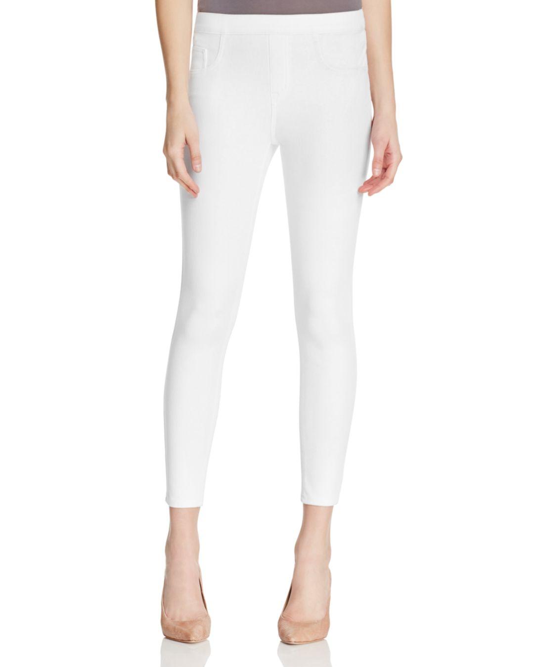 Spanx Cotton Ankle Jean - Ish Leggings in White - Lyst