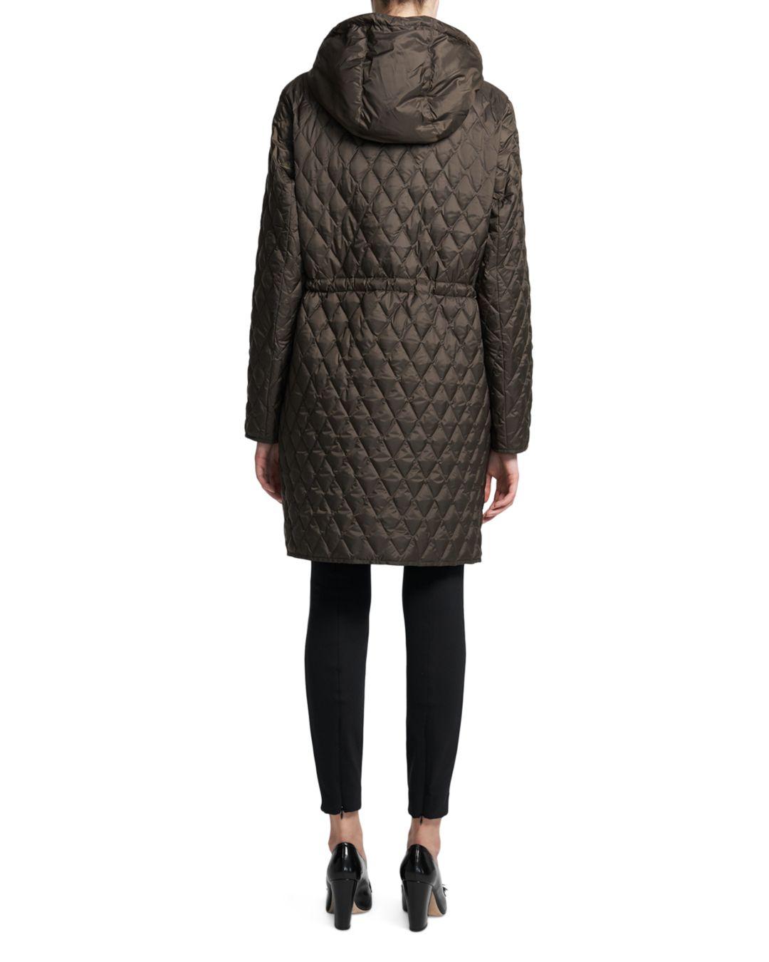 quilted anorak jacket