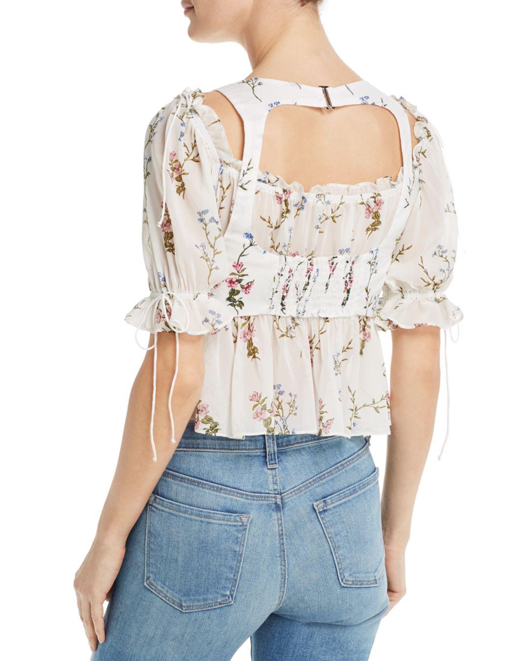for love and lemons adelaide bustier top