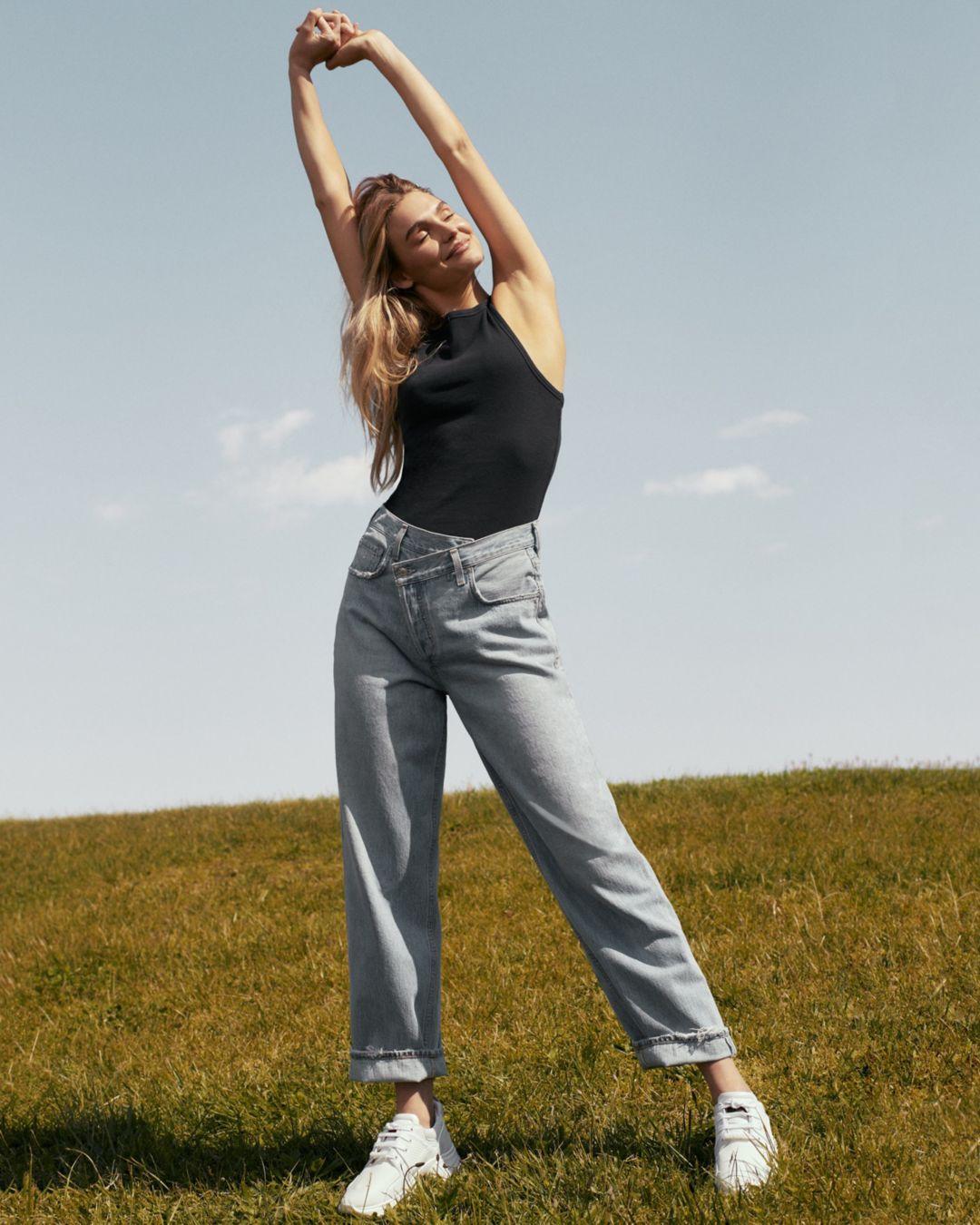 Agolde Denim Criss - Cross High Rise 
