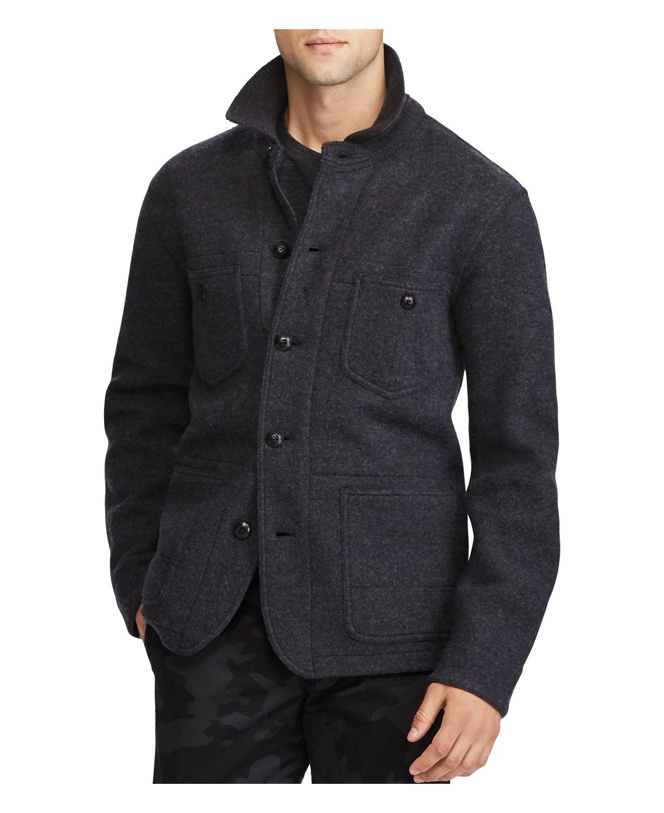 mens ralph lauren wool coat