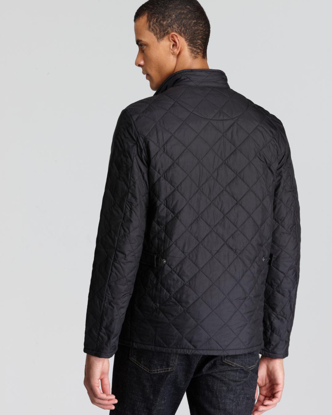 Barbour Synthetic Flyweight Chelsea Quilted Jacket in Black for Men - Lyst