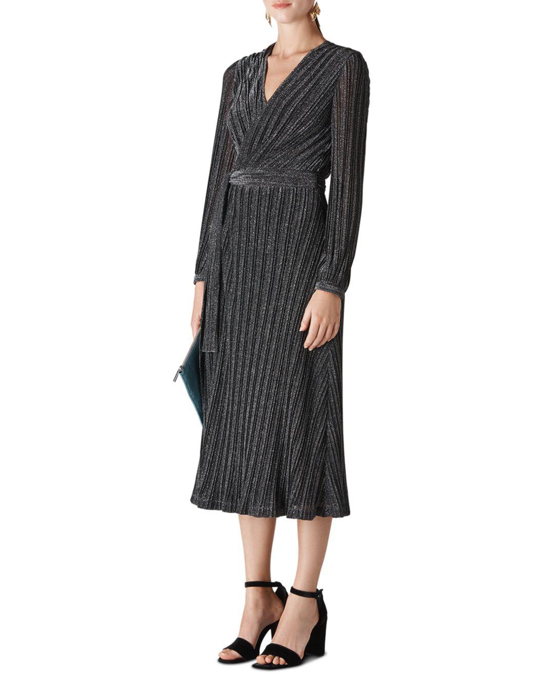 sparkle wrap dress