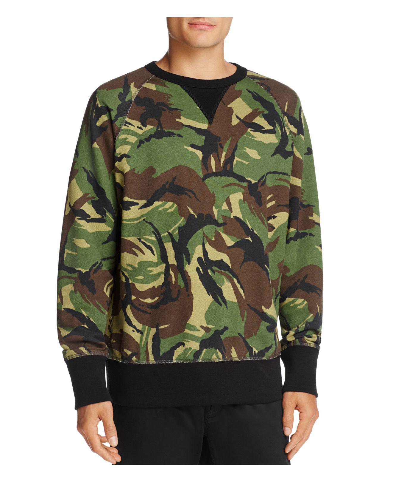 rag and bone camo sweater