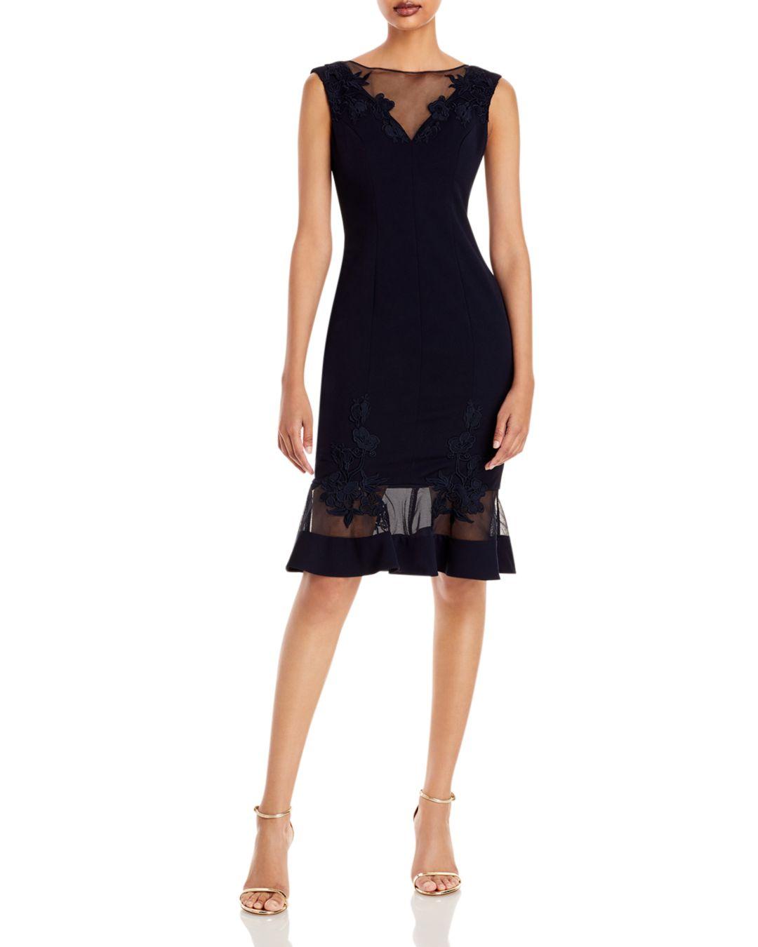 Scuba - Crepe Illusion Dress 