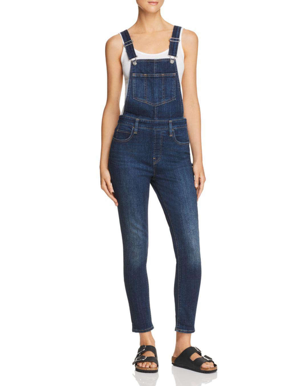 Levi's Skinny Denim Overalls In Over 