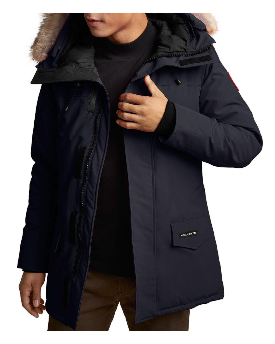 Canada Goose Langford Parka Fusion Fit Navy - canadaan