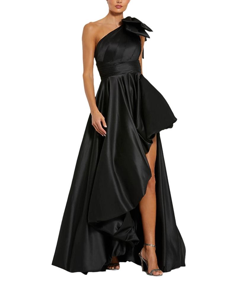 Mac Duggal ☆ カットアウトサテンドレス New Mac Duggal RUFFLE TIERED Chiffon Cutout Empire Waist