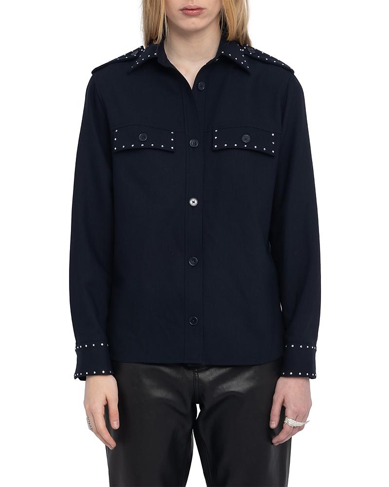 ZADIG & VOLTAIRE パープル長袖シャツ