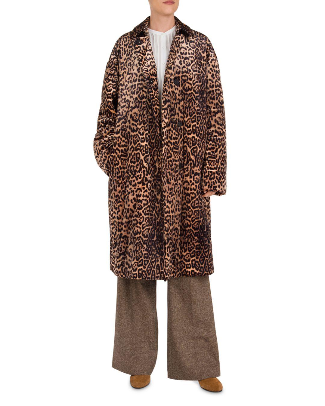 gerard darel leopard print coat