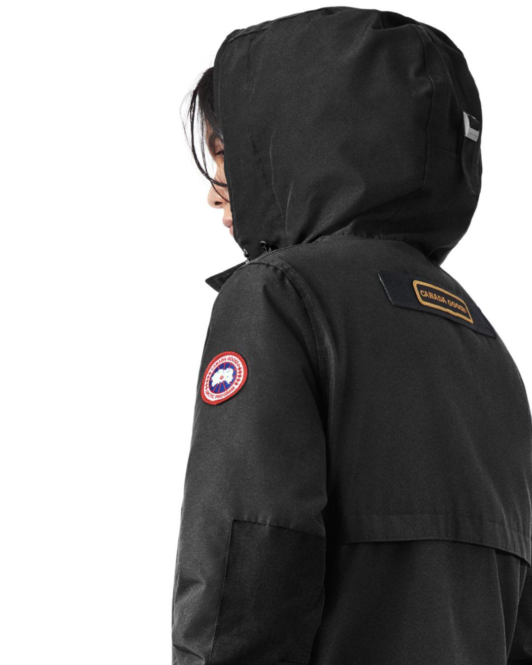 Canada Goose Fleece Canmore Parka in Black - Save 27% | Lyst