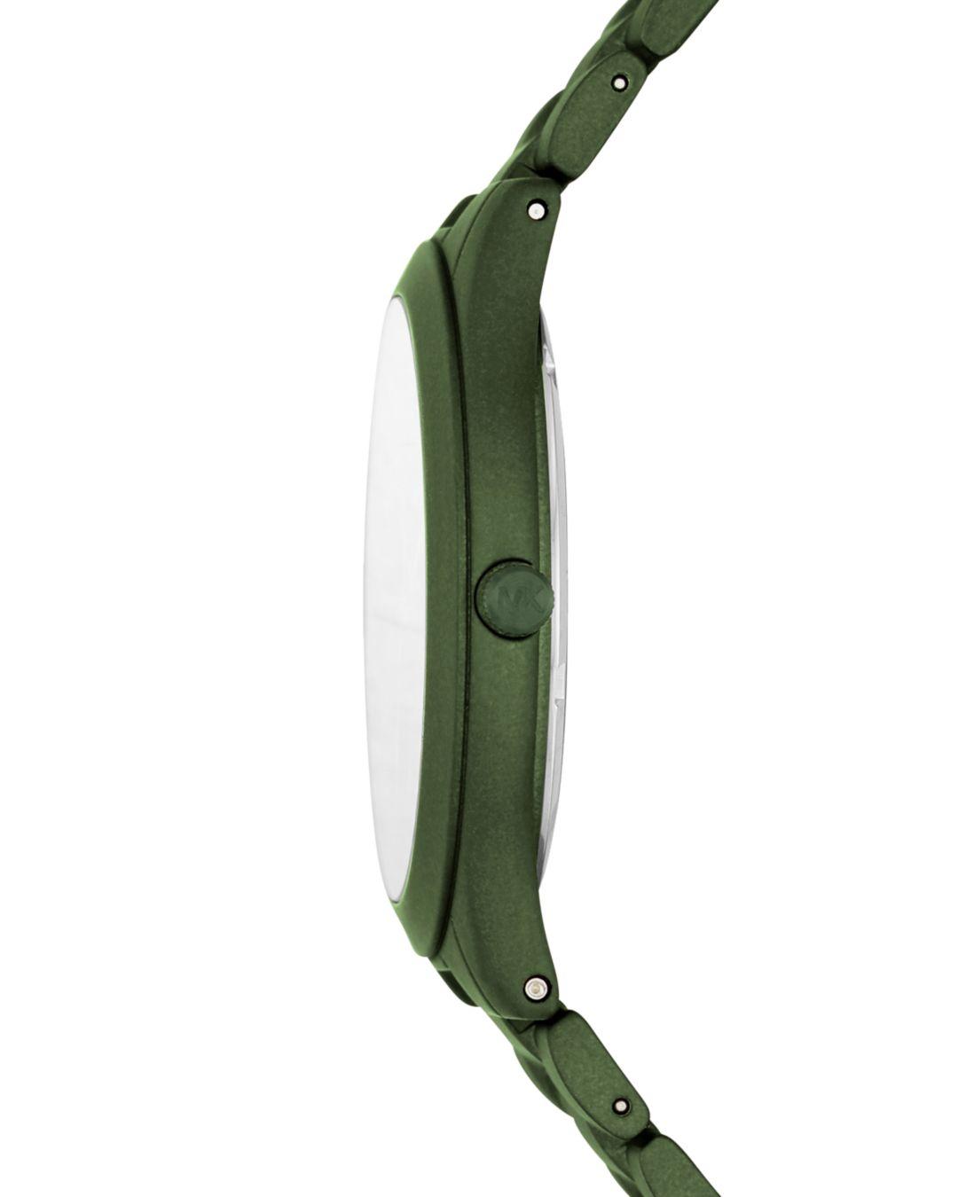 Michael Kors Slim Runway Green Link 