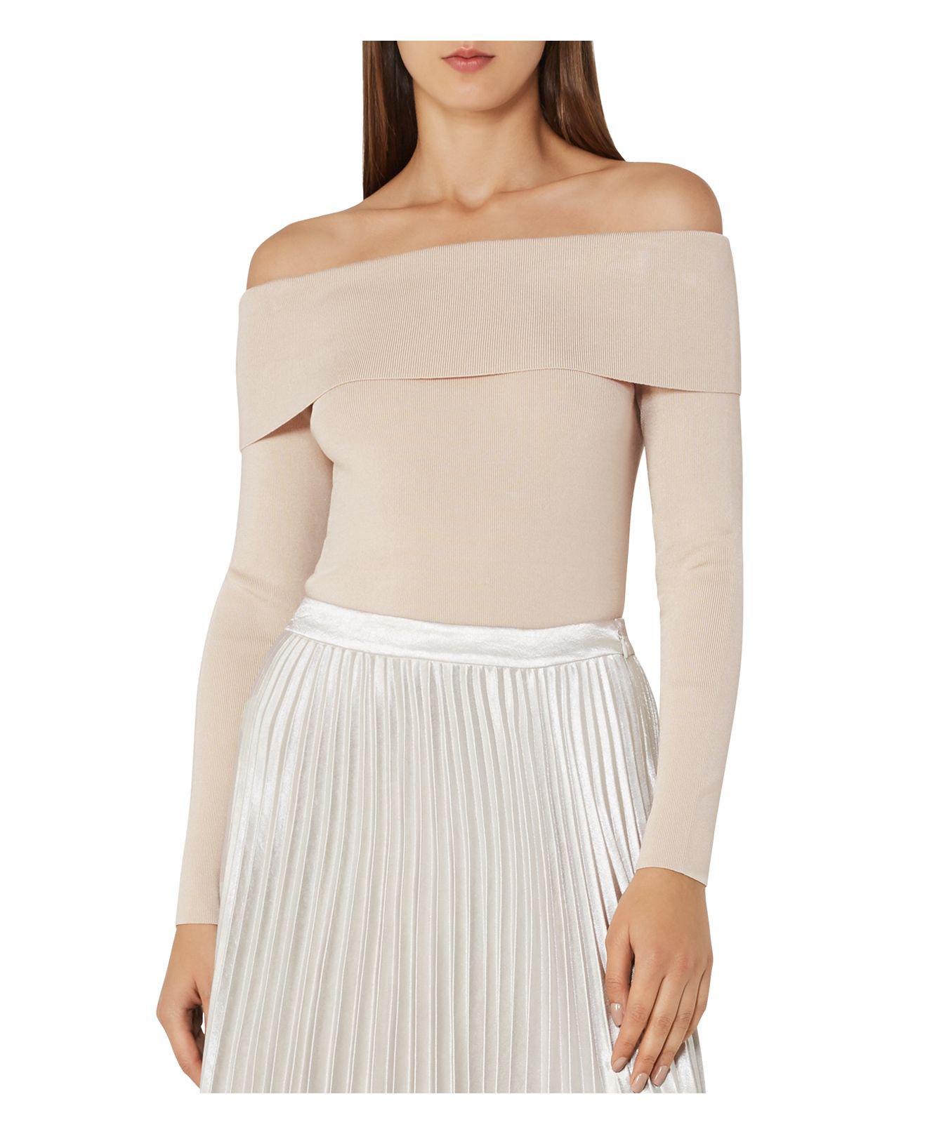 Reiss Ximena Banded Offtheshoulder Top Lyst