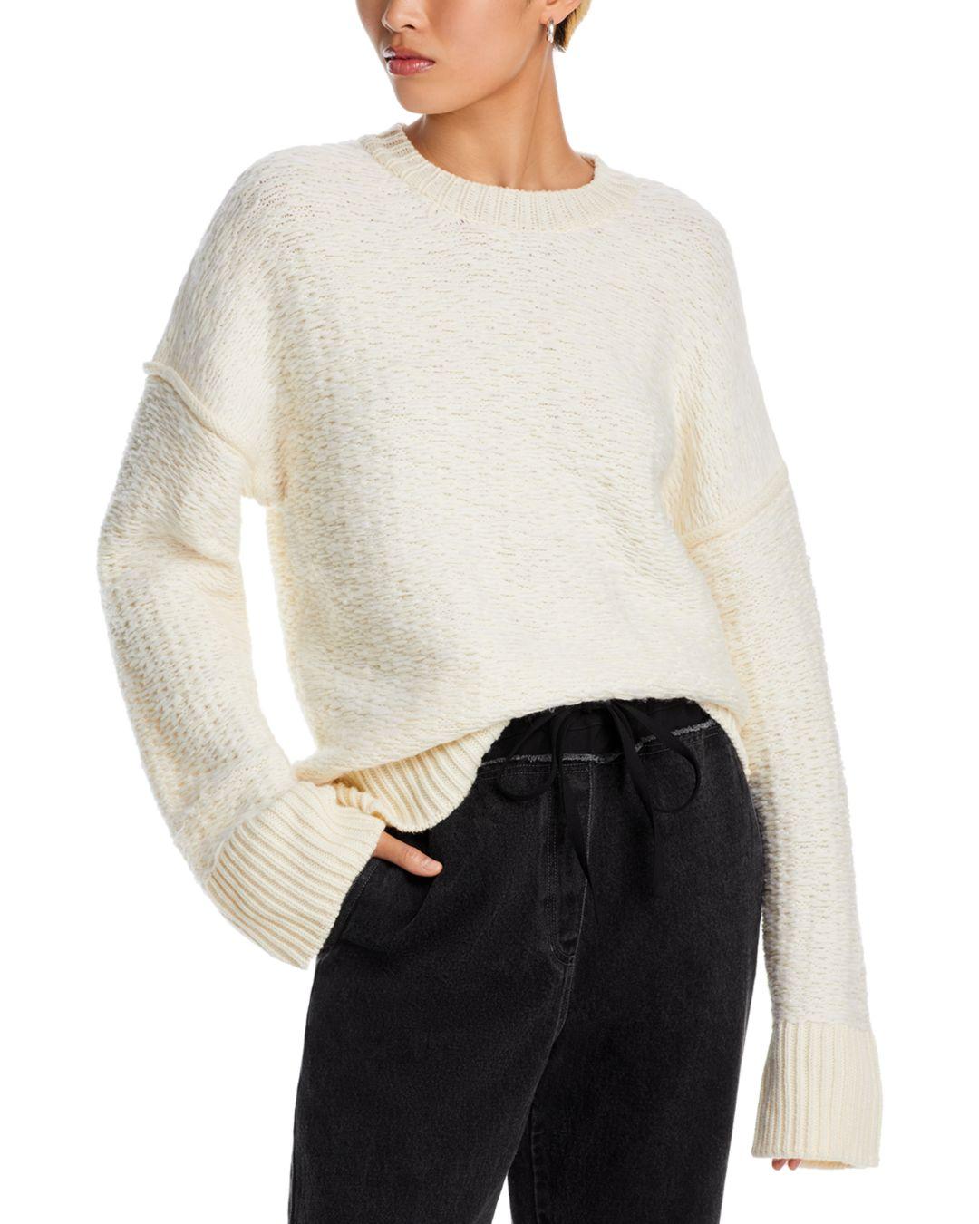 apotek Vi ses Skærm 3.1 Phillip Lim Wool Float Jacquard Oversized Sweater in White | Lyst