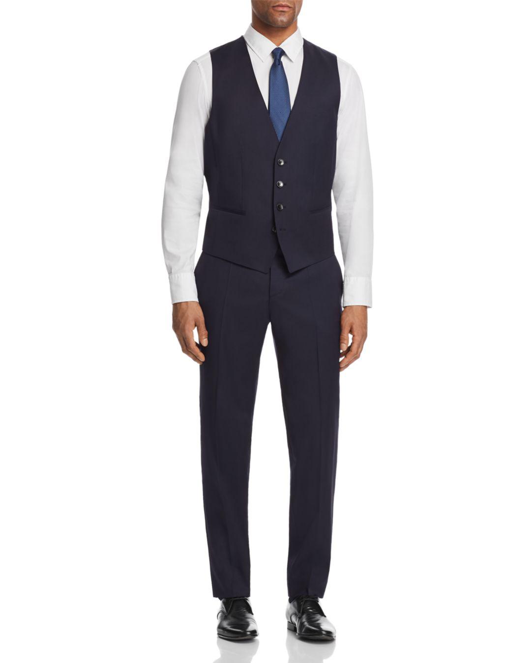 BOSS by Hugo Boss Slim Fit Create Your Look Suit Separate Vest in Dark