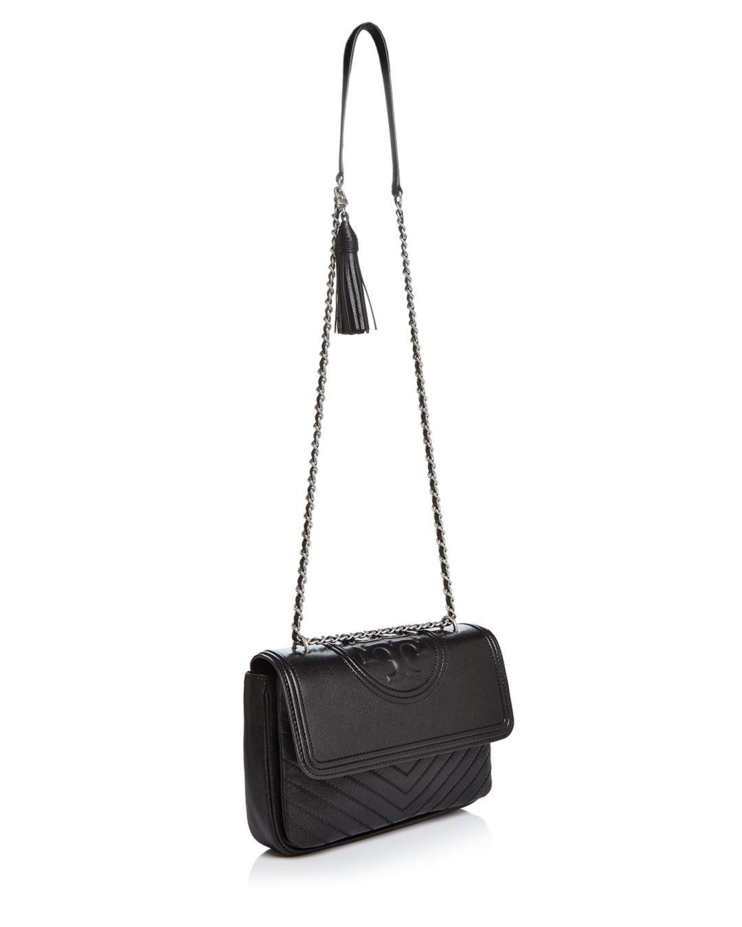 tory burch fleming distressed convertible shoulder bolsa