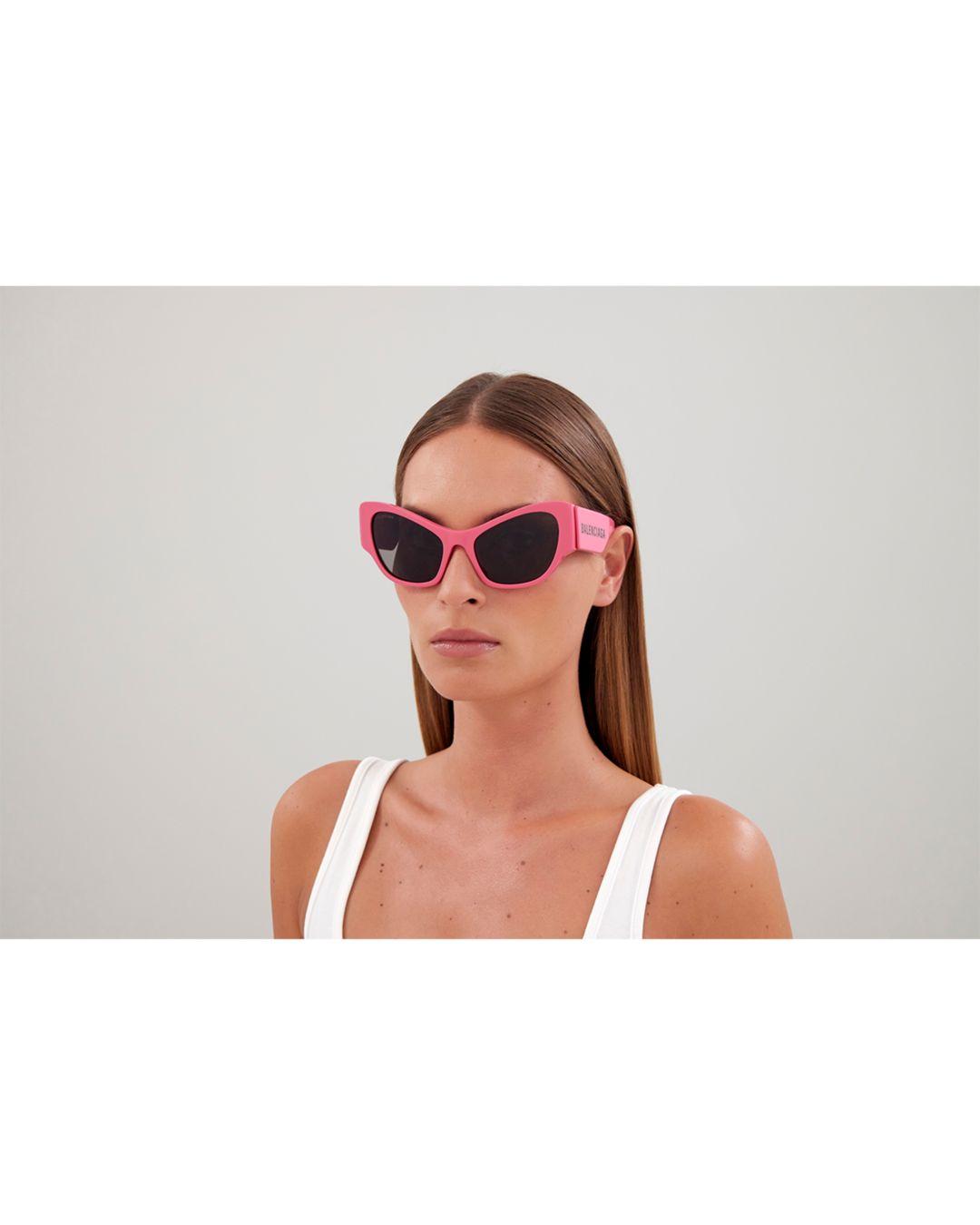 Balenciaga Kering Max Cat Eye Sunglasses in Pink | Lyst