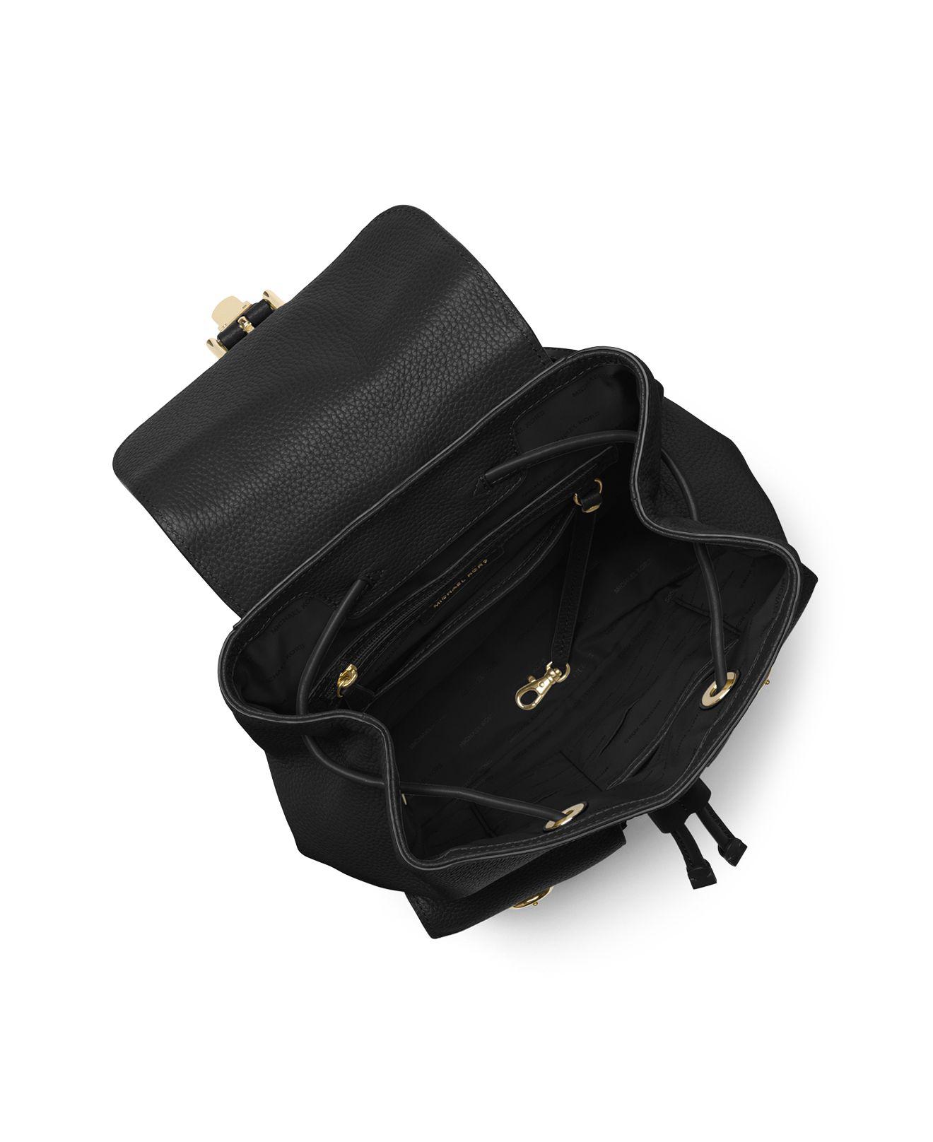 MICHAEL Michael Kors Cooper Flap Large Pebbled Leather Backpack Lyst