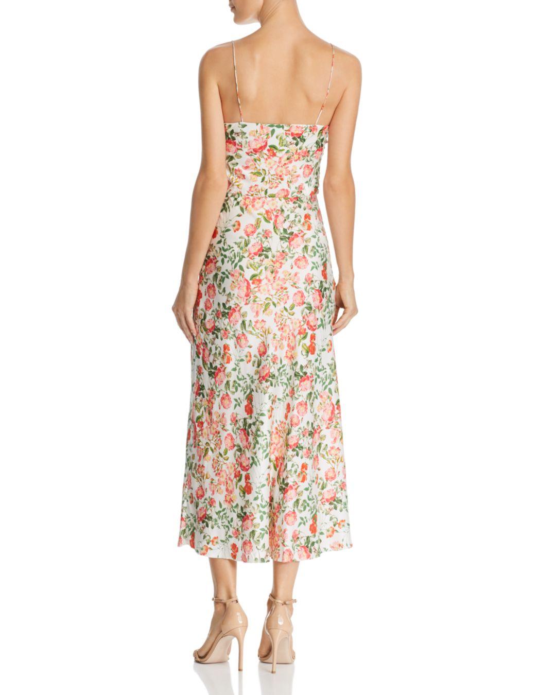 camellia delights plunge dress