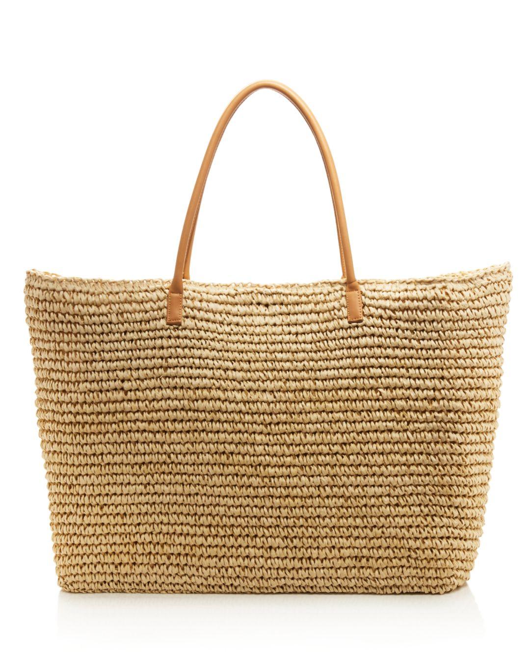 large woven tote
