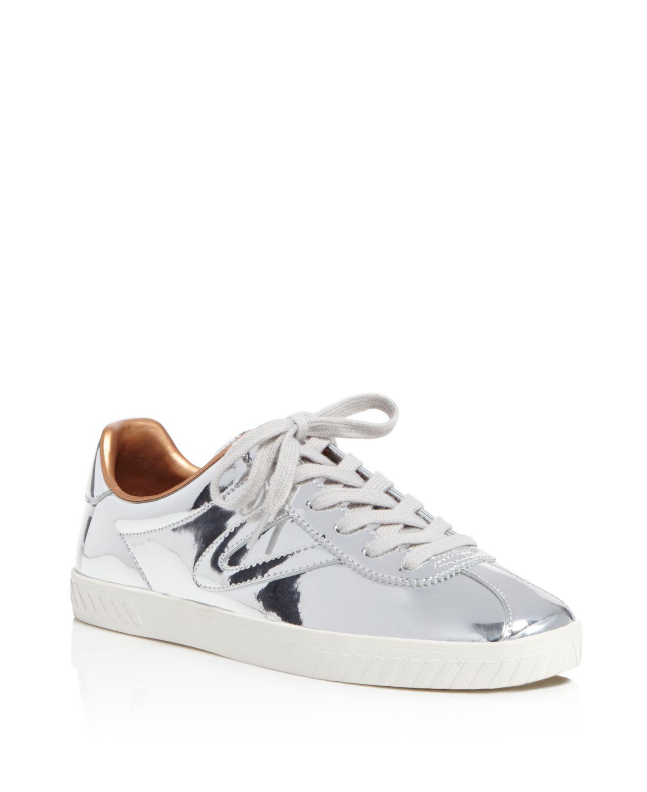 tretorn silver sneakers