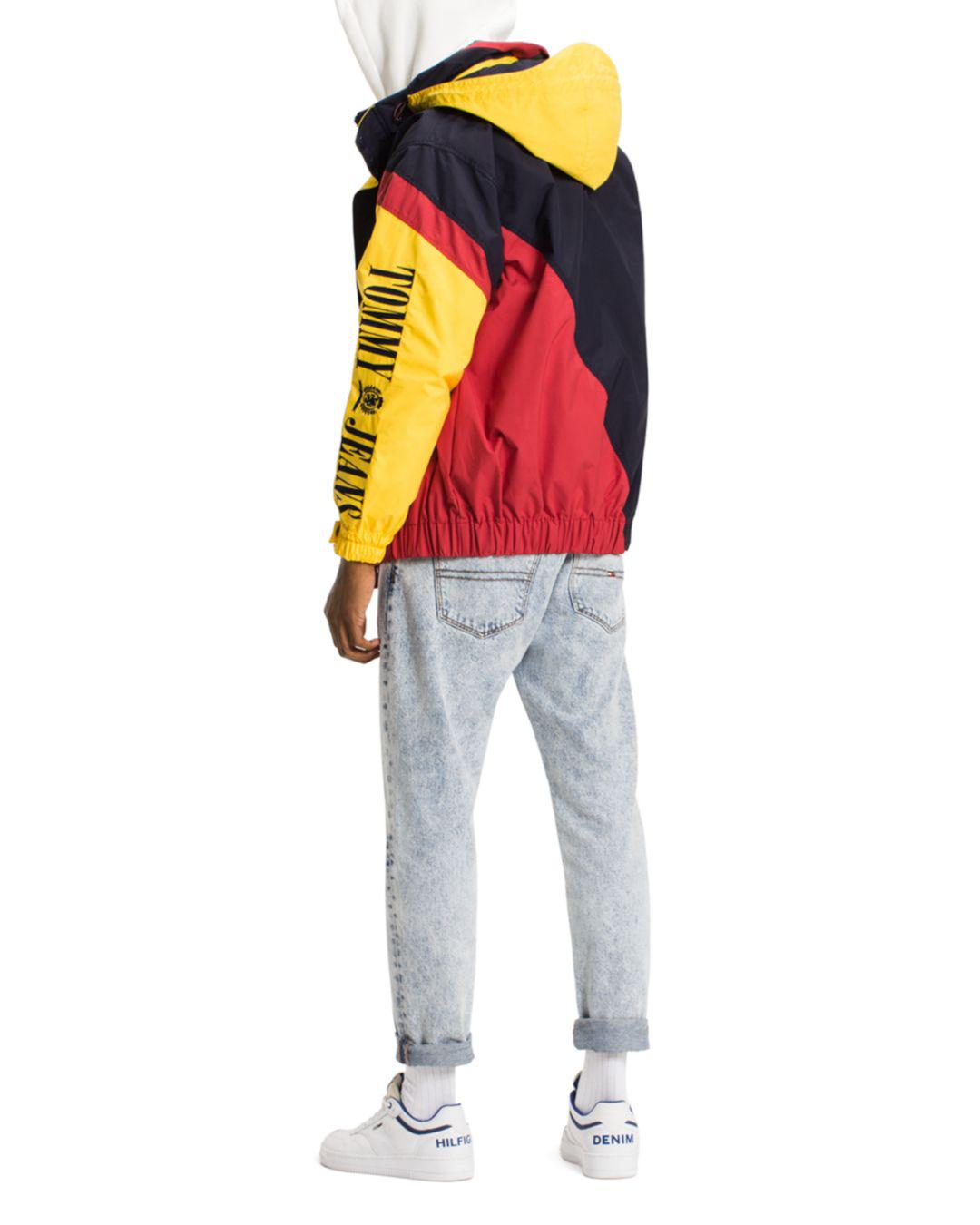 Tommy Hilfiger Tommy Jeans 90's Color-blocked Hooded Sailing Jacket for Men  | Lyst