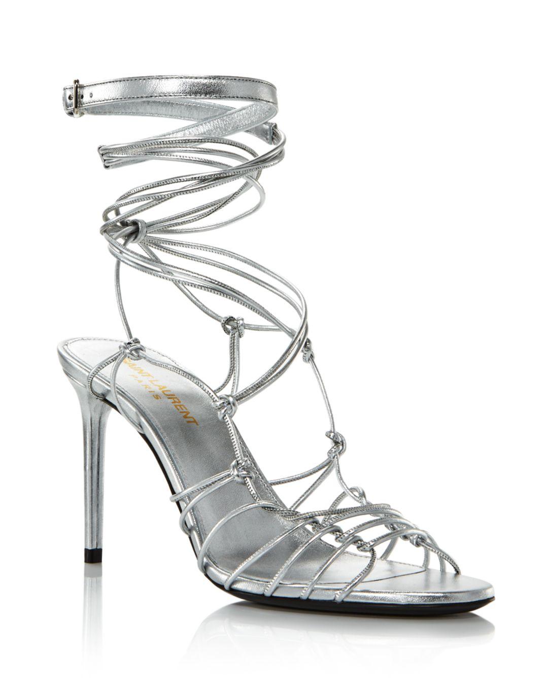 saint laurent high heel sandals