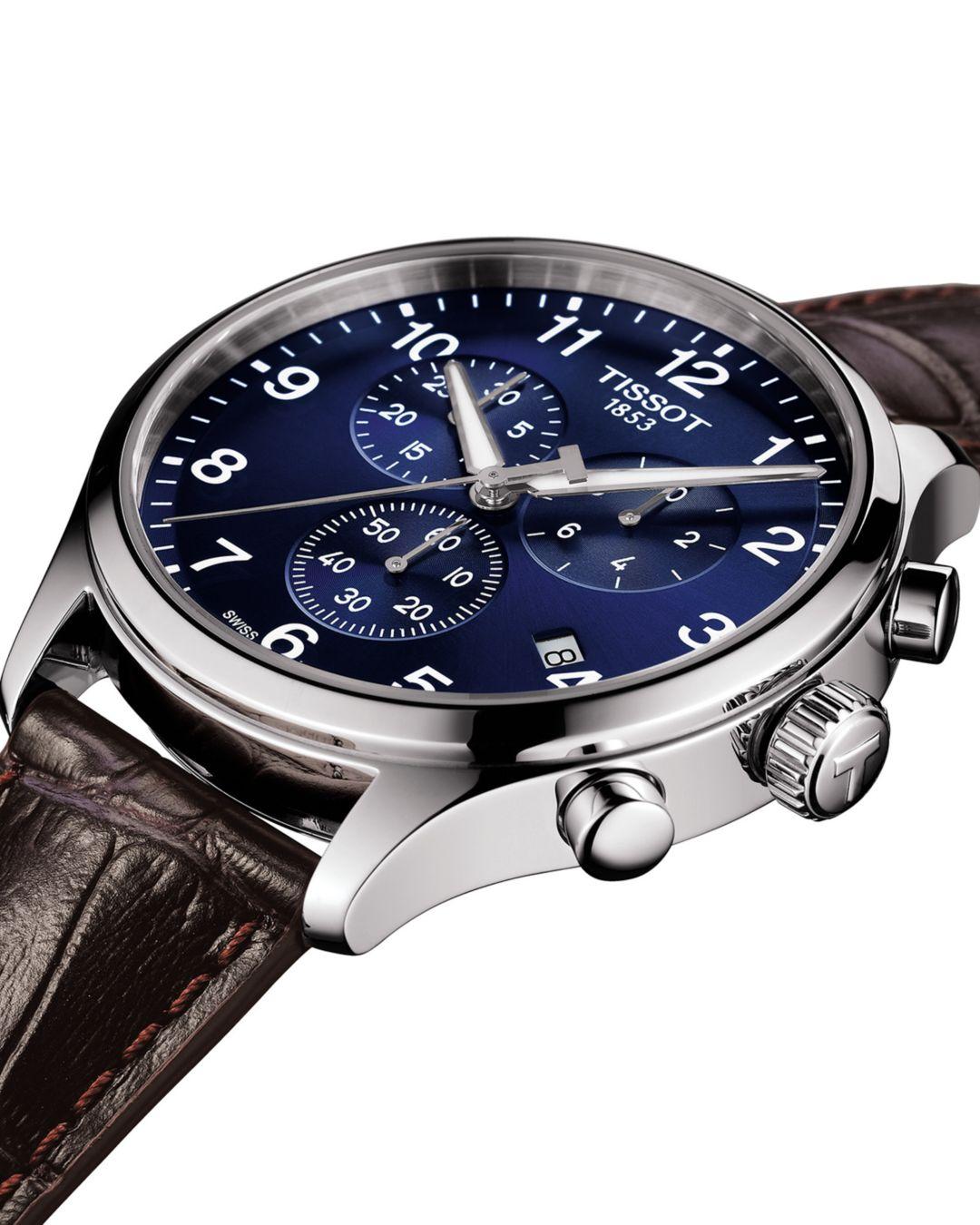 tissot xl chrono blue