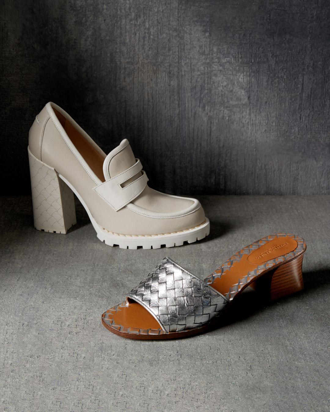 bottega veneta block heel