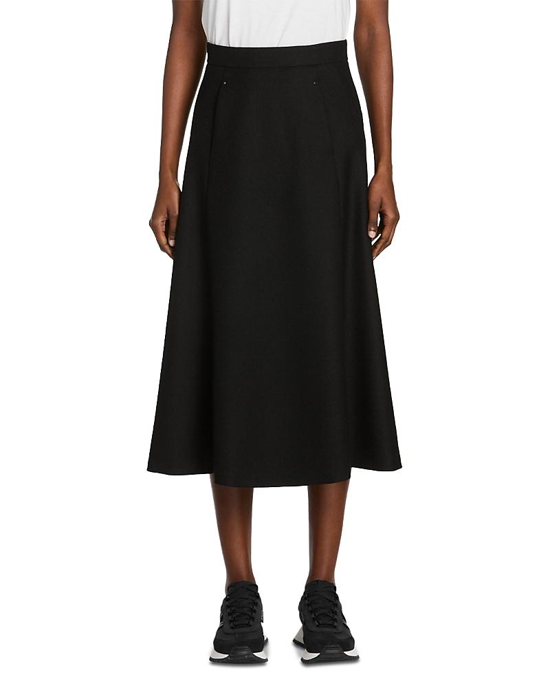 『MONCLER』Wool-blend midi skirt★High-Waisted★24FW★ MONCLER Wool-blend midi skirt | Harvey Nichols