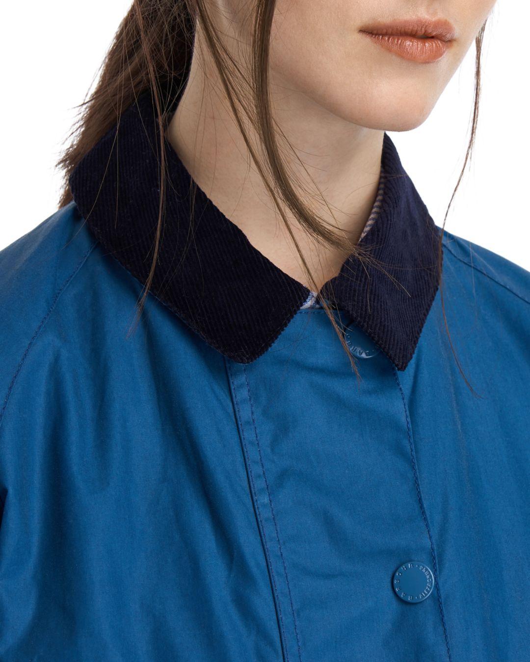 Barbour By Alexachung Edith Waxed Cotton Jacket in Blue | Lyst Canada