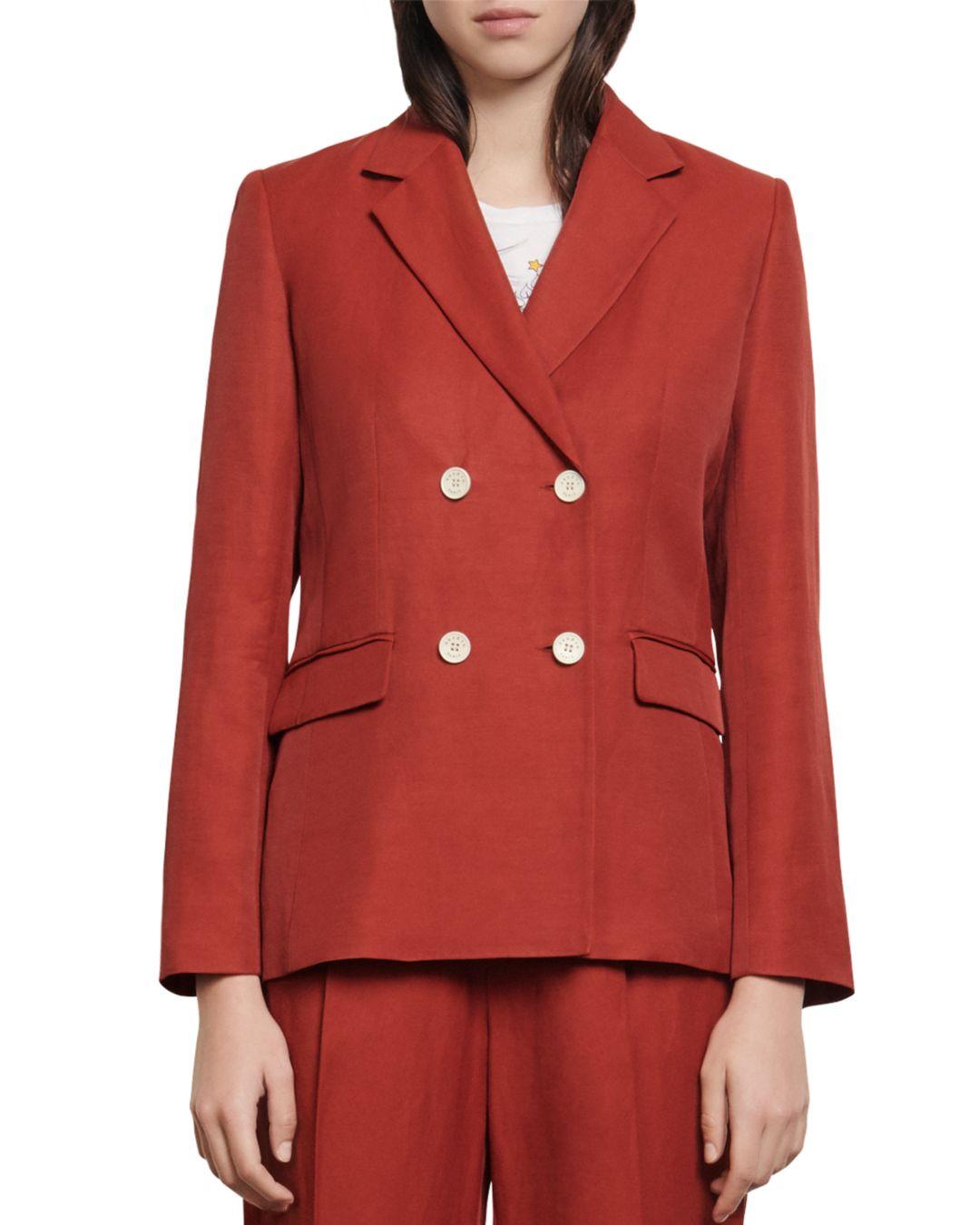 Sandro double breasted blazer Clearance